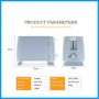 2 slice electric toaster