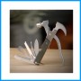 Multitool knife and hammer set