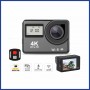 4K action camera with LCD