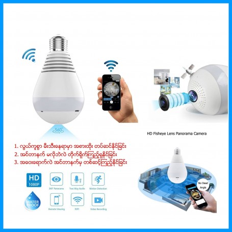 Light Bulb Panoramic Camera