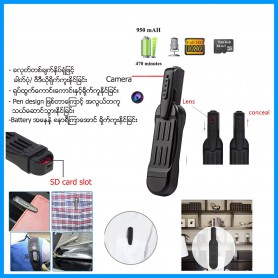 Pen Design HD Camera