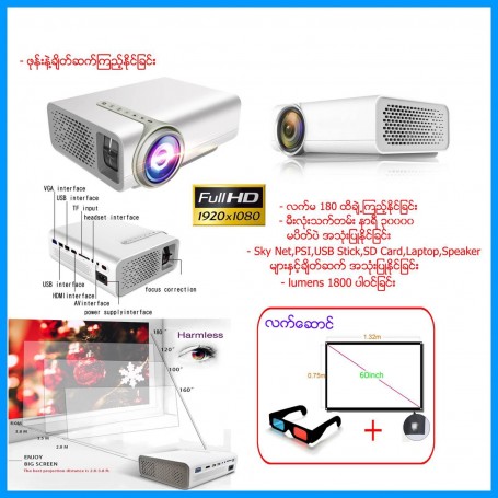 High Resolution LED Projector