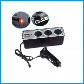 USB Charger Supply & Triple Socket